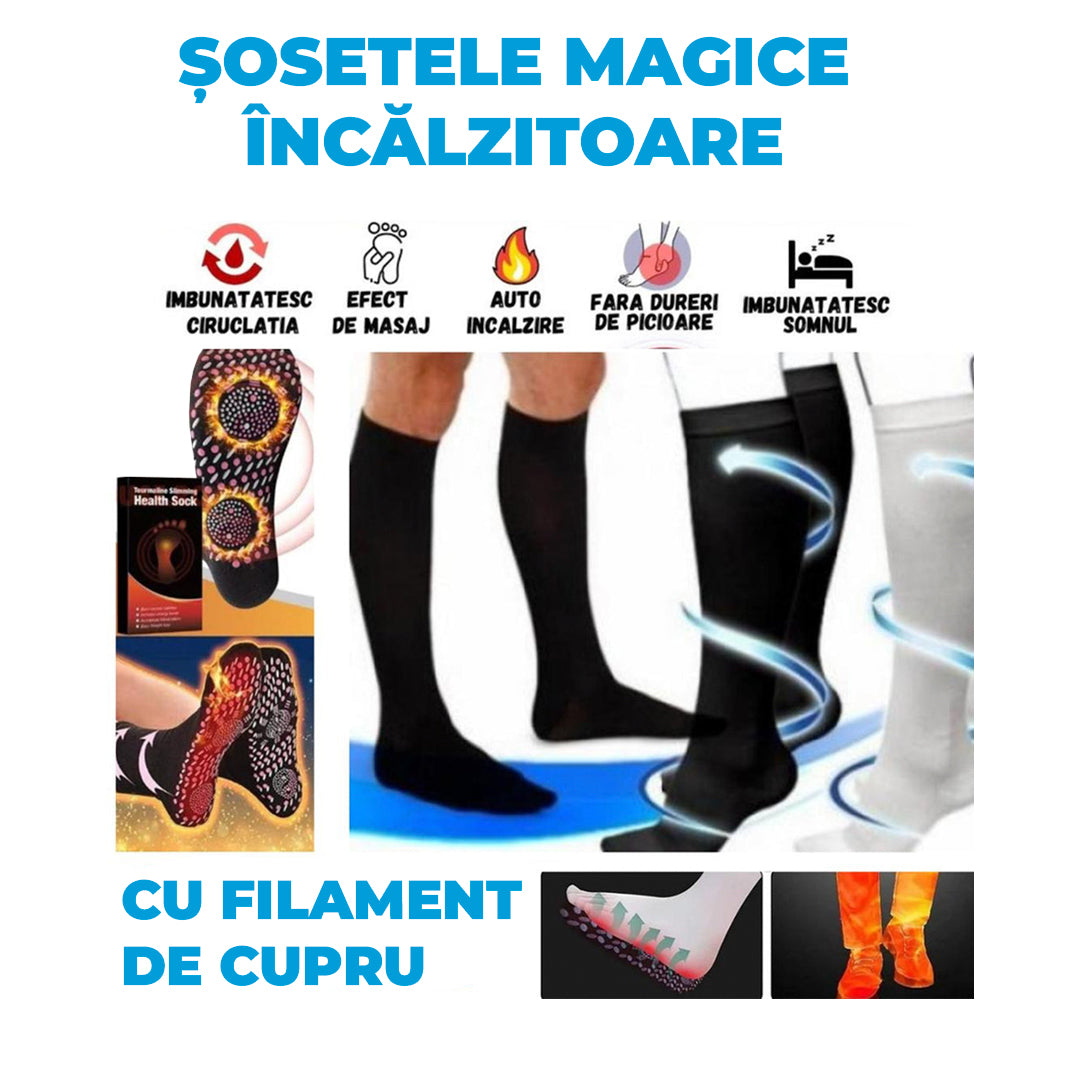 Șosete Magnetice cu incalzire 1+1 Gratis