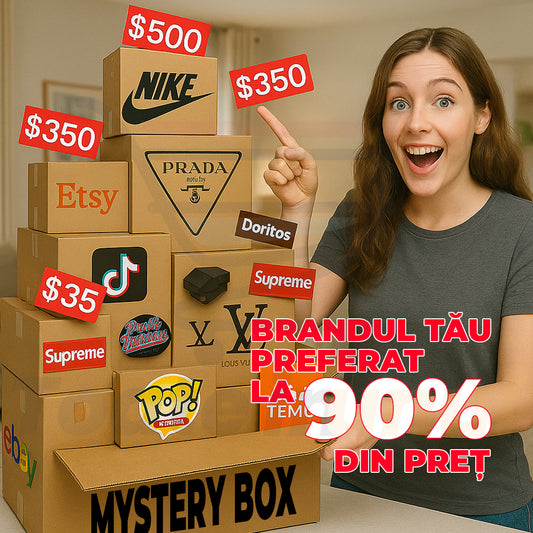 Mystery Box | Branduri top la 90% din preț
