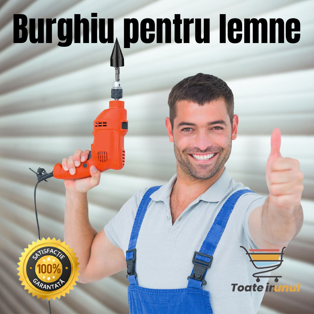 Burghiu crăpat lemne