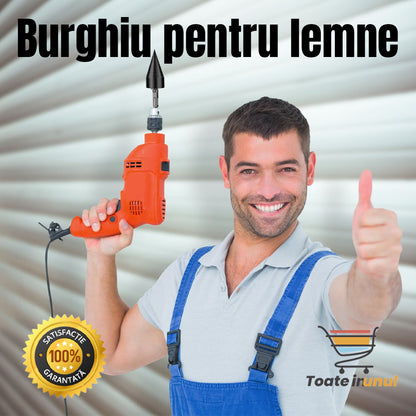 Burghiu crăpat lemne